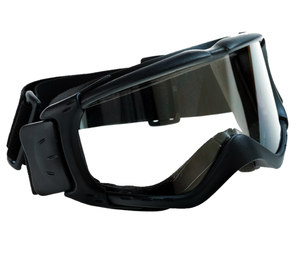 Evaflex Ampi occhiali protettivi a mascherina con lenti antigraffio e anti appannamento